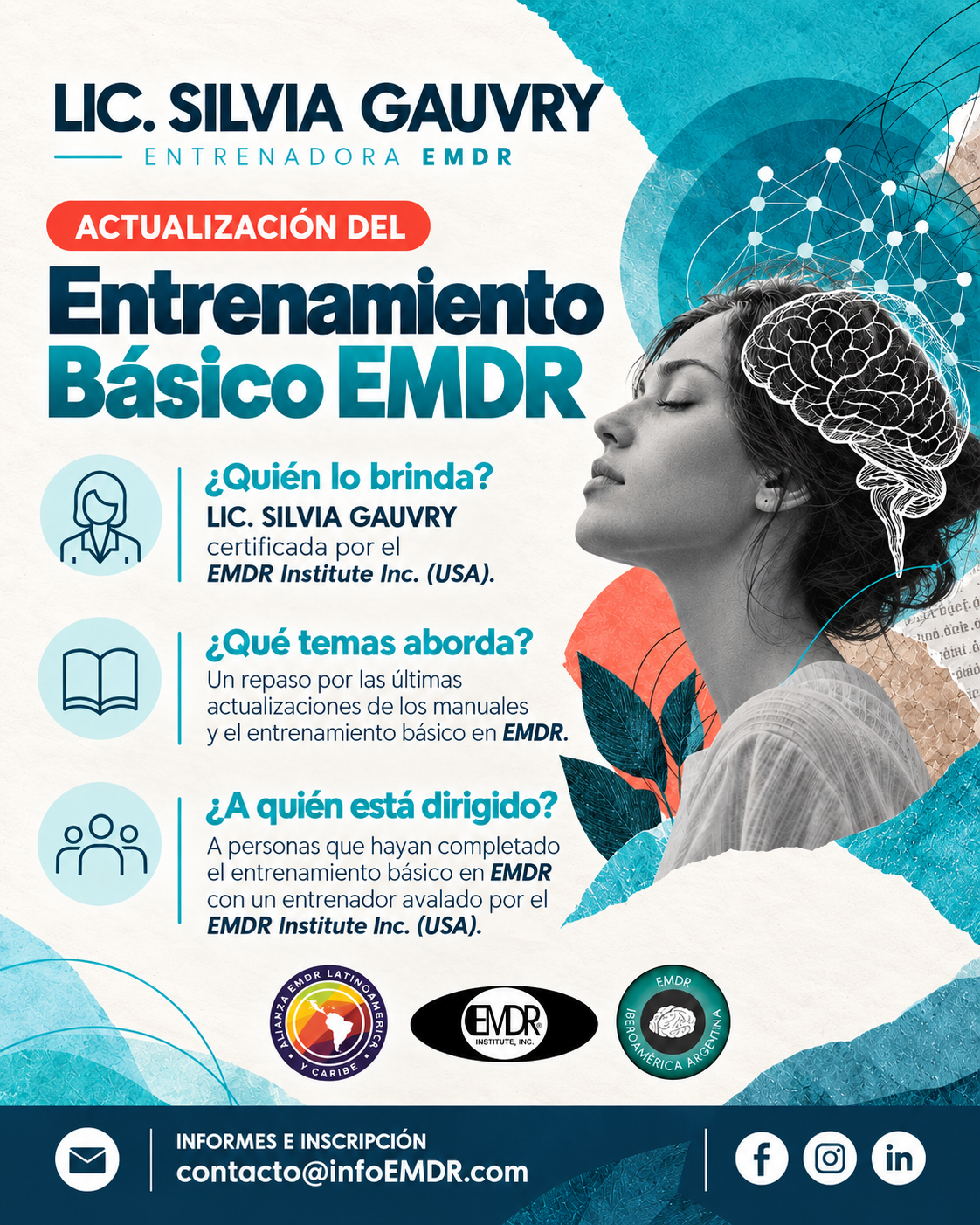 Flyer de Actualización del Entrenamiento Básico EMDR