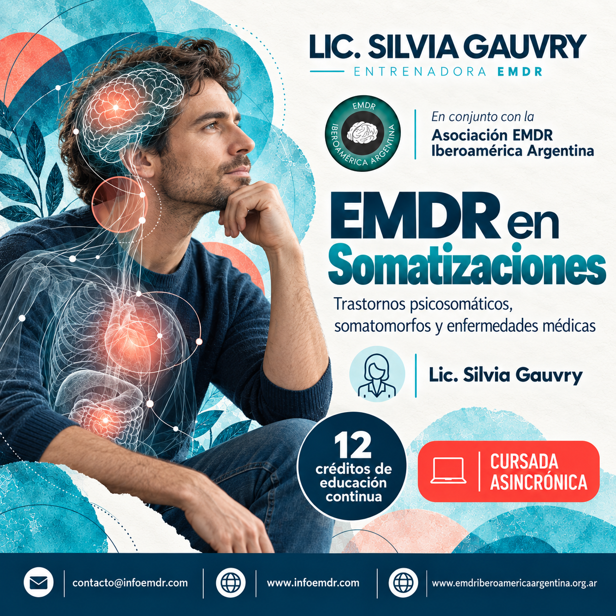 Flyer de EMDR en Somatizaciones